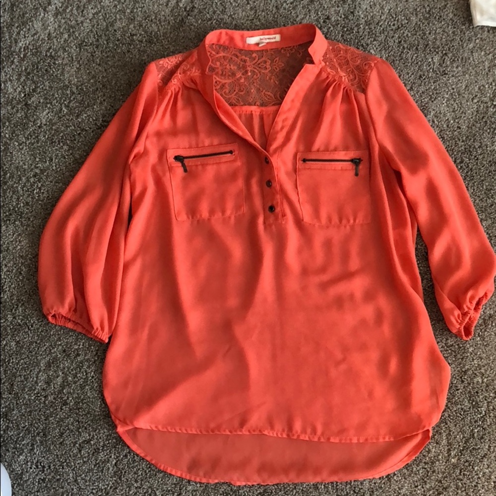 3/4 length blouse